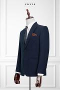 379 Bộ Vest Xanh Đen 2 Nút #2